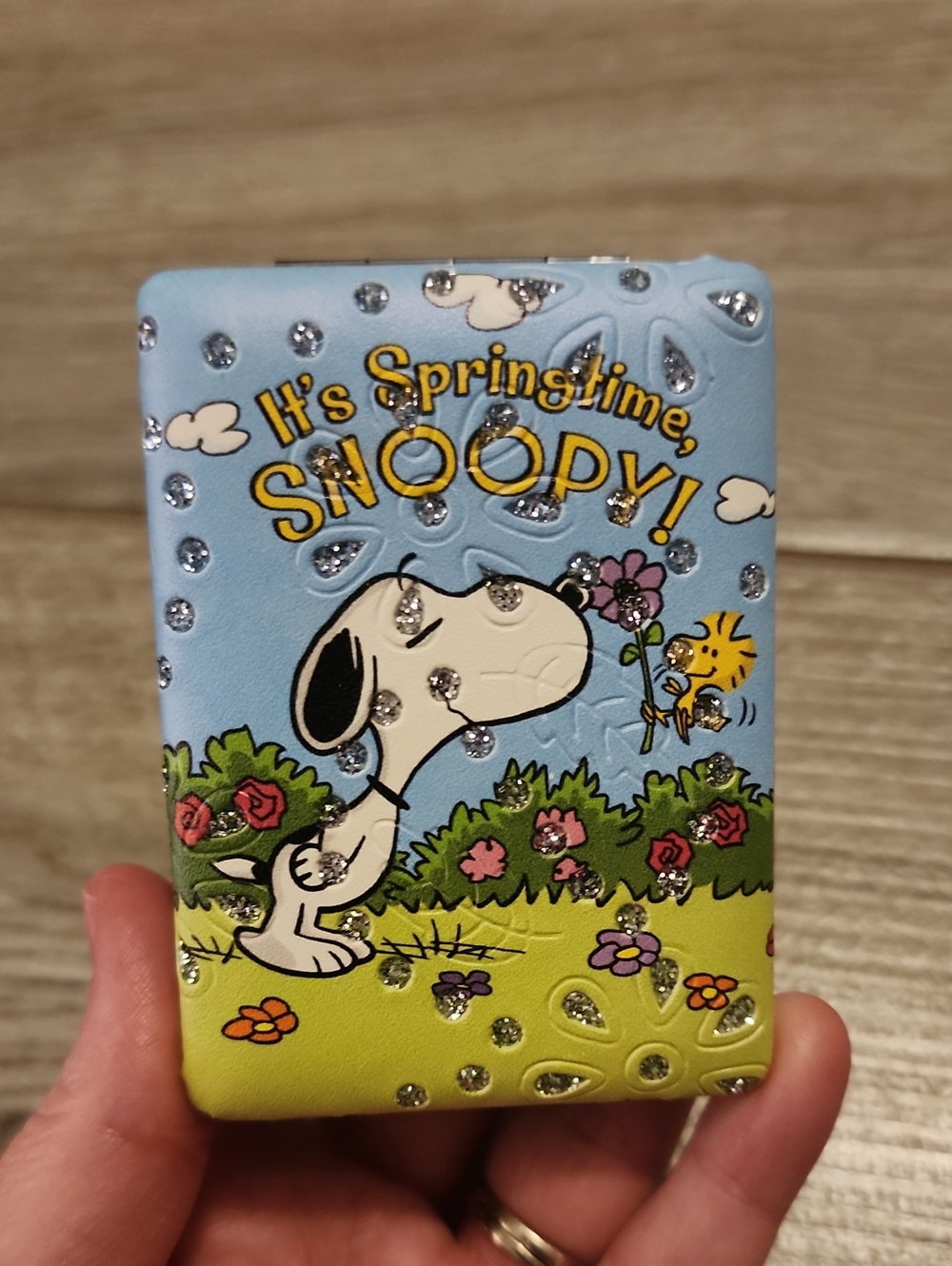 Snoopy Springtime Compact Mirror